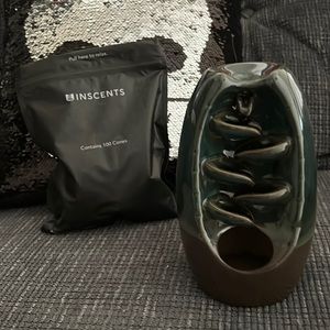 Waterfall Incense Burner with Cones.